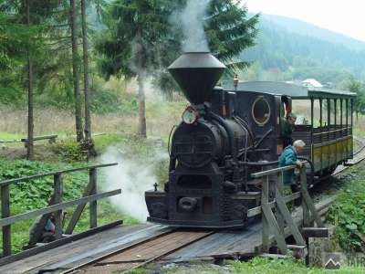 Historická lesní železnice foto